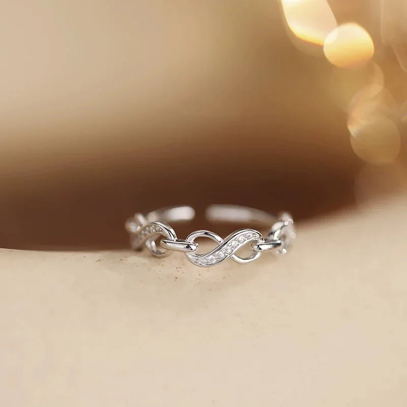 925 Sterling Silver Ring Exquisite for Women Beautiful Fashion Wedding Engagement Jewelry Shining Simulated Diamond Women Gifts
