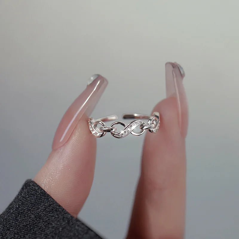 925 Sterling Silver Ring Exquisite for Women Beautiful Fashion Wedding Engagement Jewelry Shining Simulated Diamond Women Gifts