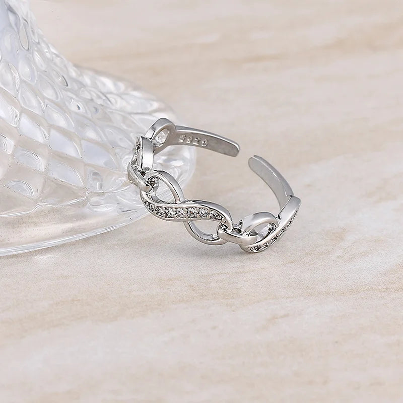 925 Sterling Silver Ring Exquisite for Women Beautiful Fashion Wedding Engagement Jewelry Shining Simulated Diamond Women Gifts