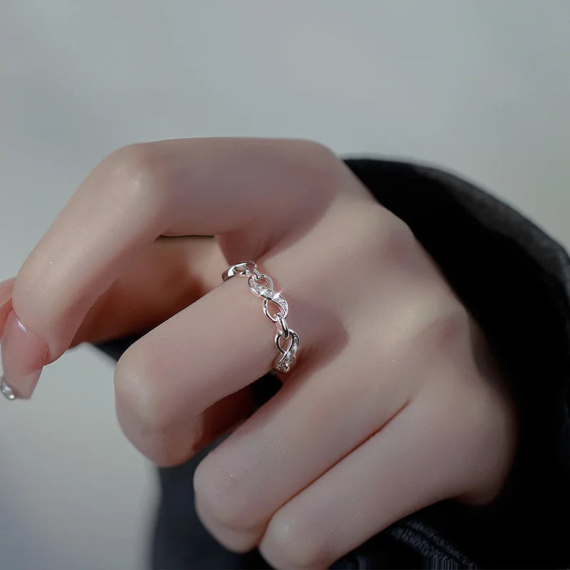 925 Sterling Silver Ring Exquisite for Women Beautiful Fashion Wedding Engagement Jewelry Shining Simulated Diamond Women Gifts