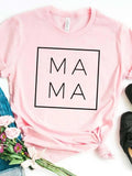 MAMA Letter Print T Shirt Women Short Sleeve O Neck Loose Women Tshirt Ladies Summer Fashion Tee Shirt Tops Clothes